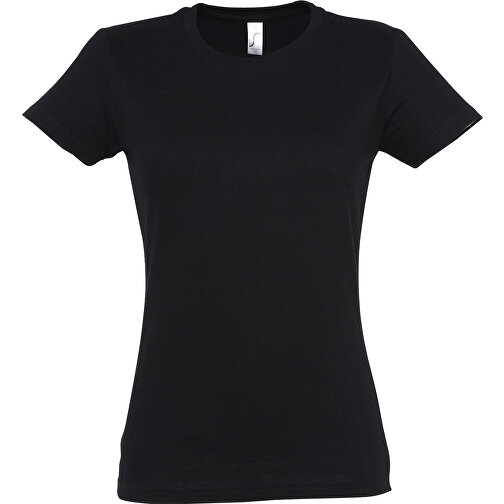 T-Shirt - Imperial Women , Sol´s, tiefschwarz, Baumwolle, XXL, 69,00cm x 53,00cm (Länge x Breite), Bild 1