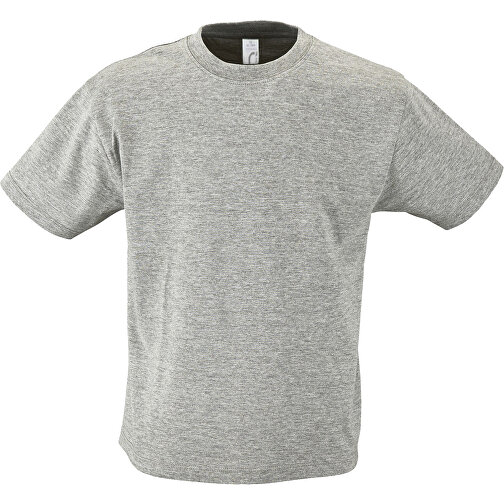 T-Shirt - Regent Kids , Sol´s, graue melange, Baumwolle, XL, 106,00cm x 116,00cm (Länge x Breite), Bild 1