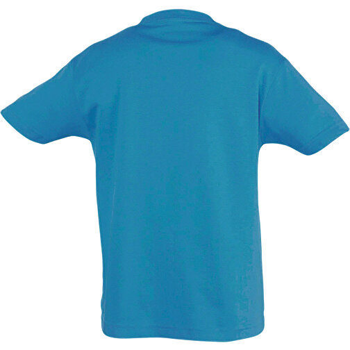 T-Shirt - Regent Kids , Sol´s, aqua, Baumwolle, XL, 106,00cm x 116,00cm (Länge x Breite), Bild 2