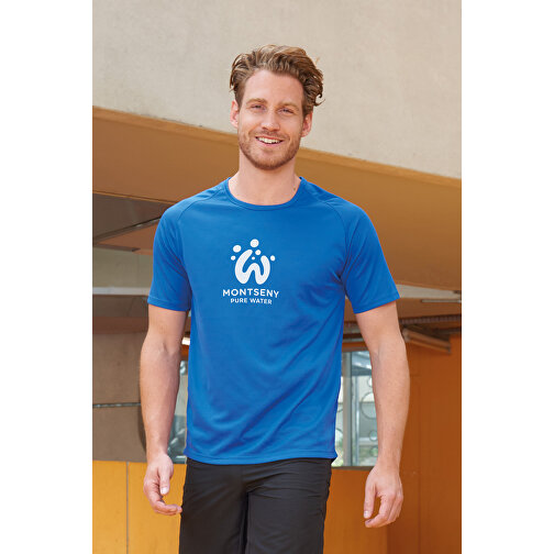 T-Shirt - Sporty , Sol´s, royal blue, Polyester, XL, 76,00cm x 59,00cm (Länge x Breite), Bild 4