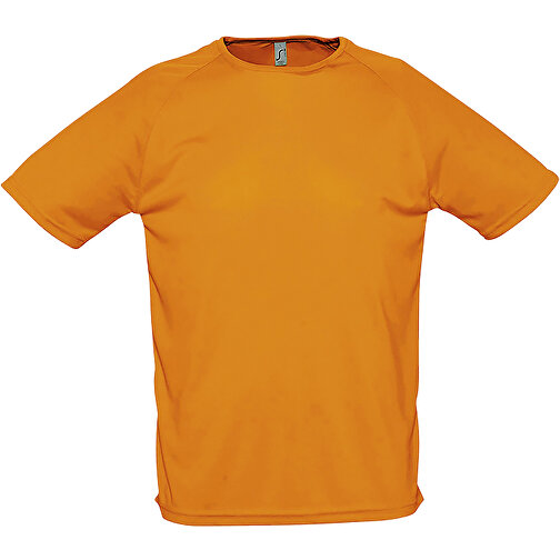 T-Shirt - Sporty , Sol´s, neon orange, Polyester, M, 72,00cm x 53,00cm (Länge x Breite), Bild 1