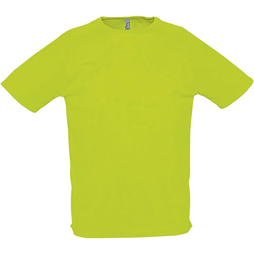 T-Shirt - Sporty , Sol´s, neon-grün, Polyester, XL, 76,00cm x 59,00cm (Länge x Breite), Bild 1