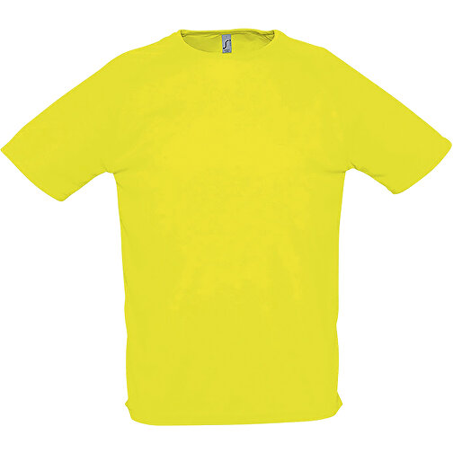 T-Shirt - Sporty , Sol´s, neon-gelb, Polyester, XS, 68,00cm x 47,00cm (Länge x Breite), Bild 1