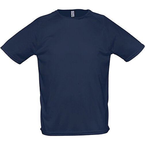 T-Shirt - Sporty , Sol´s, französische navy, Polyester, L, 74,00cm x 56,00cm (Länge x Breite), Bild 1