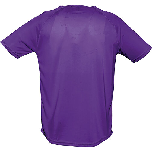 T-Shirt - Sporty , Sol´s, dunkellila, Polyester, M, 72,00cm x 53,00cm (Länge x Breite), Bild 2