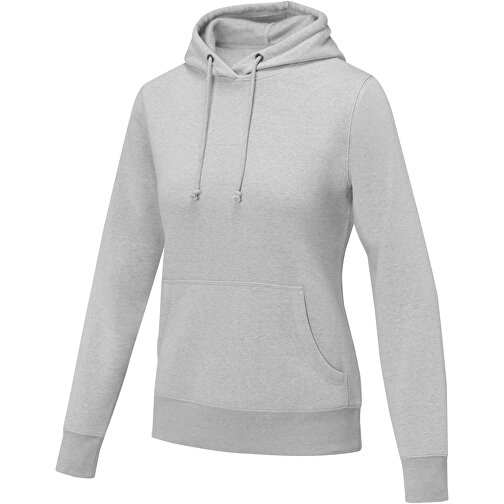 Charon Damen Kapuzenpullover , heather grau, Strick 65% Baumwolle, 26% Polyester, 9% Viskose, 240 g/m2, XL, , Bild 1