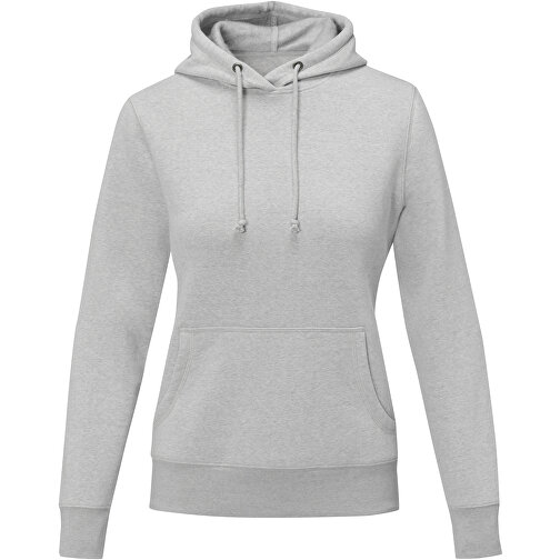 Charon Damen Kapuzenpullover , heather grau, Strick 50% Baumwolle, 50% Polyester, 240 g/m2, S, , Bild 3