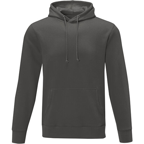 Charon Herren Kapuzenpullover , storm grey, Strick 50% Baumwolle, 50% Polyester, 240 g/m2, 3XL, , Bild 3