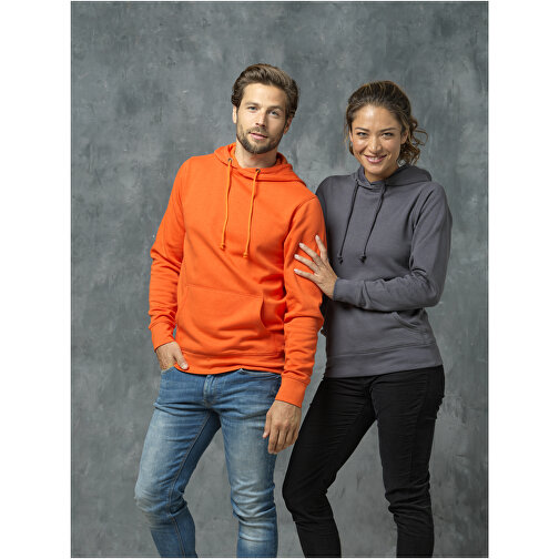 Charon Herren Kapuzenpullover , heather grau, Strick 65% Baumwolle, 26% Polyester, 9% Viskose, 240 g/m2, M, , Bild 7