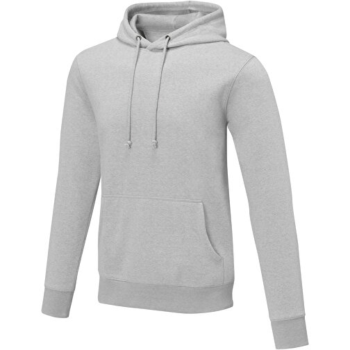 Charon Herren Kapuzenpullover , heather grau, Strick 65% Baumwolle, 26% Polyester, 9% Viskose, 240 g/m2, S, , Bild 1