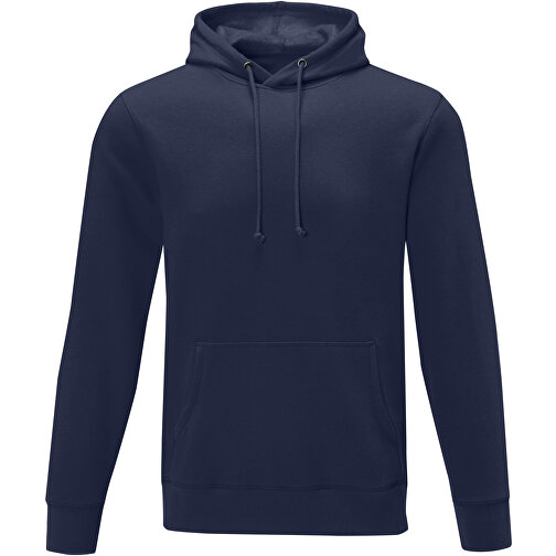 Charon Herren Kapuzenpullover , navy, Strick 50% Baumwolle, 50% Polyester, 240 g/m2, XL, , Bild 3