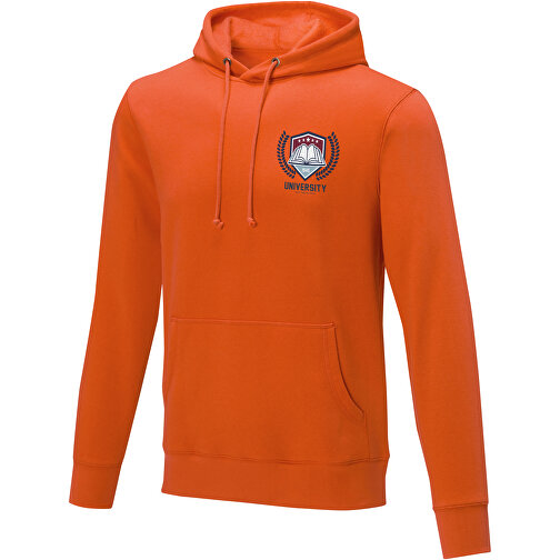 Charon Herren Kapuzenpullover , orange, Strick 50% Baumwolle, 50% Polyester, 240 g/m2, 2XL, , Bild 2