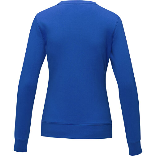 Zenon Damenpullover Mit Rundhalsausschnitt , blau, Strick 50% Baumwolle, 50% Polyester, 240 g/m2, L, , Bild 4