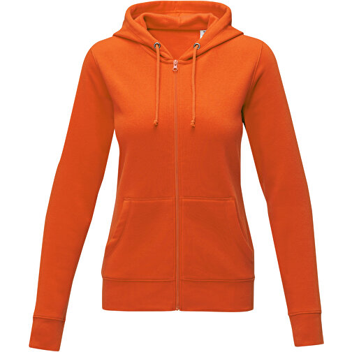 Theron Damen Kapuzenpullover Mit Reißverschluss , orange, Strick 50% Baumwolle, 50% Polyester, 240 g/m2, XXL, , Bild 3