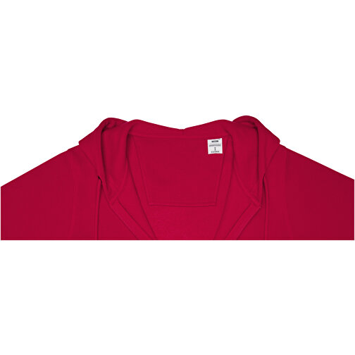 Theron Damen Kapuzenpullover Mit Reißverschluss , rot, Strick 50% Baumwolle, 50% Polyester, 240 g/m2, L, , Bild 5