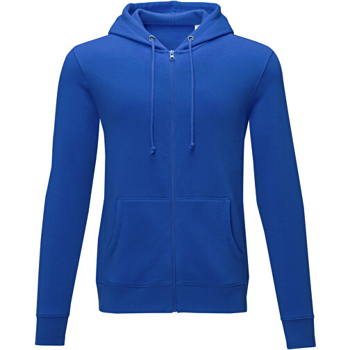 Theron Herren Kapuzenpullover Mit Reißverschluss , blau, Strick 50% Baumwolle, 50% Polyester, 240 g/m2, M, , Bild 3