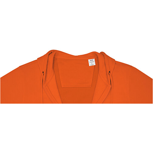 Theron Herren Kapuzenpullover Mit Reißverschluss , orange, Strick 50% Baumwolle, 50% Polyester, 240 g/m2, 3XL, , Bild 5