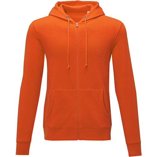 Theron Herren Kapuzenpullover Mit Reißverschluss , orange, Strick 50% Baumwolle, 50% Polyester, 240 g/m2, XXL, , Bild 3