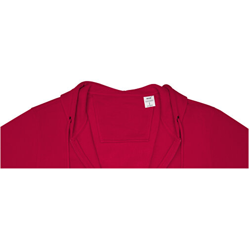 Theron Herren Kapuzenpullover Mit Reißverschluss , rot, Strick 50% Baumwolle, 50% Polyester, 240 g/m2, 4XL, , Bild 5