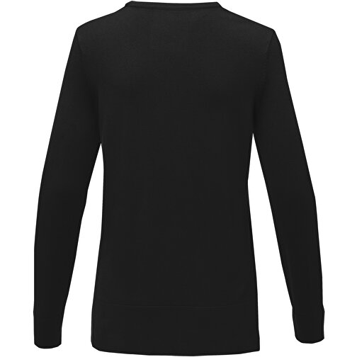 Merrit Pullover Mit Rundhalsausschnitt Für Damen , schwarz, Flachgestrickt 80% Viskose, 20% Nylon, 12 gauge, L, , Bild 4