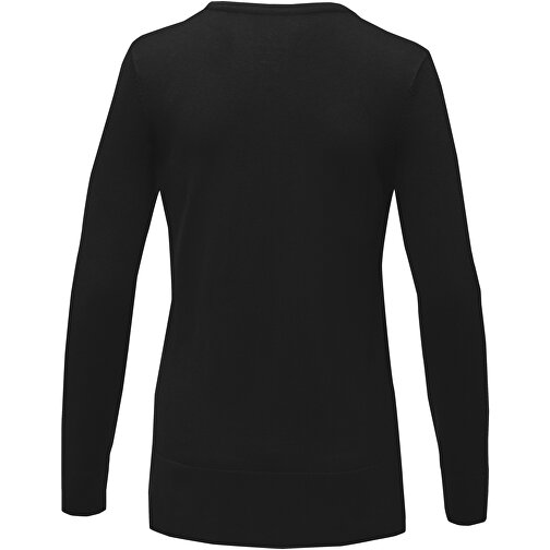 Stanton Pullover Mit V-Ausschnitt Für Damen , schwarz, Flachgestrickt 80% Viskose, 20% Nylon, 12 gauge, XXL, , Bild 4