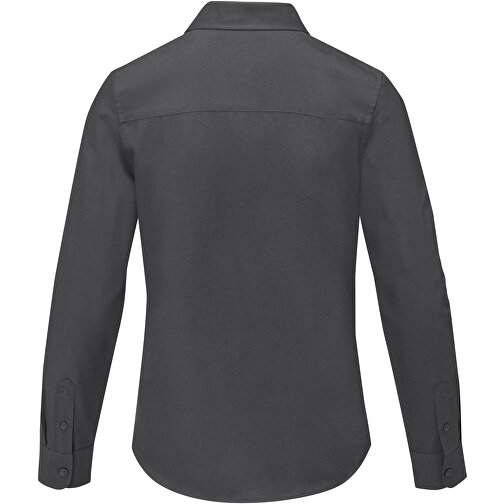 Pollux Damenbluse Mit Langen Ärmeln , storm grey, Oxford-Gewebe 55% Baumwolle, 45% Polyester, 130 g/m2, 2XL, , Bild 4