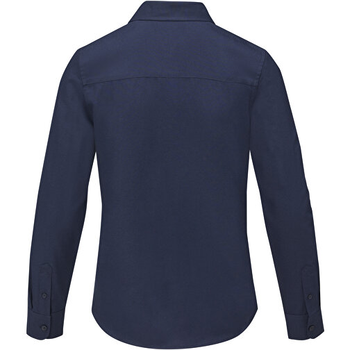 Pollux Damenbluse Mit Langen Ärmeln , navy, Oxford-Gewebe 55% Baumwolle, 45% Polyester, 130 g/m2, XL, , Bild 4