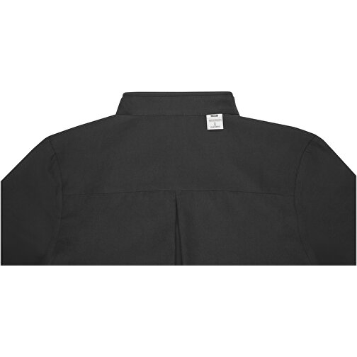 Pollux Herrenhemd Mit Langen Ärmeln , schwarz, Oxford-Gewebe 55% Baumwolle, 45% Polyester, 130 g/m2, XXL, , Bild 5