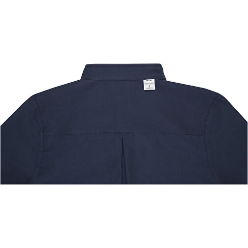 Pollux Herrenhemd Mit Langen Ärmeln , navy, Oxford-Gewebe 55% Baumwolle, 45% Polyester, 130 g/m2, L, , Bild 5