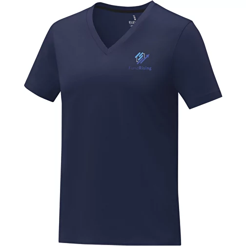 T-shirt Somoto manches courtes col V femme, Image 2