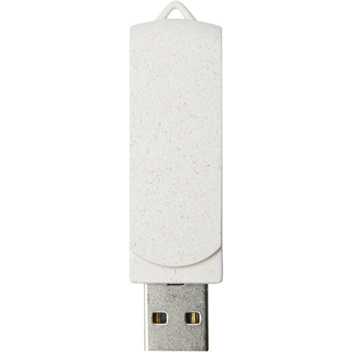 Rotate 8 GB Weizenstroh USB-Stick , beige MB , 8 GB , 50% ABS Kunststoff, 50% Weizenstroh MB , 6,00cm x 1,73cm (Länge x Breite), Bild 3
