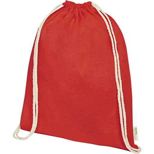 Orissa 140 g/m² organic cotton drawstring bag 5L, Obraz 1