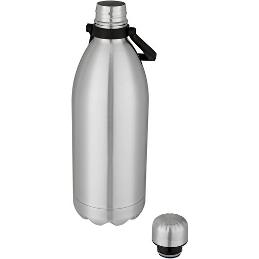 Cove 1,5 L Vakuum-Isolierflasche , silber, Edelstahl, PP Kunststoff, Silikon Kunststoff, 33,30cm (Höhe), Bild 4