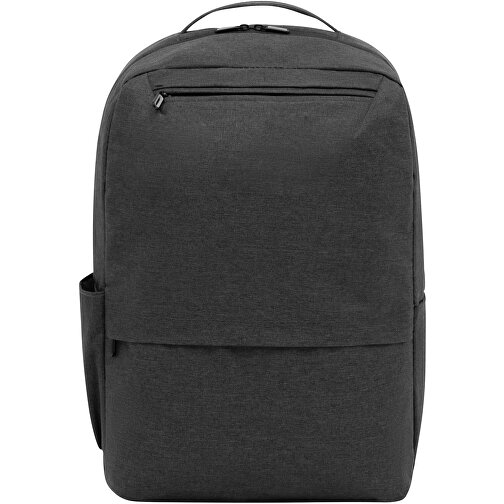 Rucksack STOCKHOLM , dunkelgrau, 300D Polyester, 29,00cm x 42,00cm x 17,00cm (Länge x Höhe x Breite), Bild 2