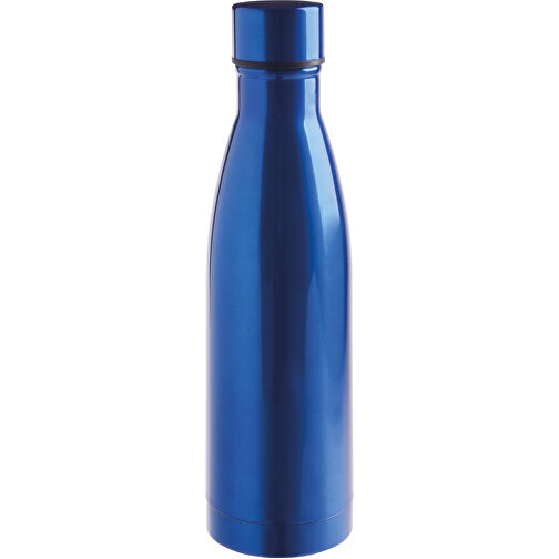 Vakuum-Trinkflasche LEGENDY , blau, Edelstahl / Kunststoff / Silikon, 22,00cm (Höhe), Bild 1