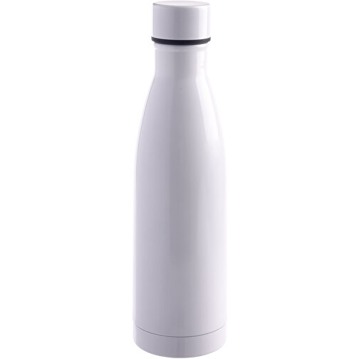 Vakuum-Trinkflasche LEGENDY , weiß, Edelstahl / Kunststoff / Silikon, 25,00cm (Höhe), Bild 1