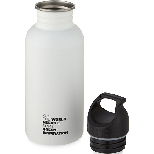 Luca 500 Ml Sportflasche , weiss, Edelstahl, PP Kunststoff, Silikon Kunststoff, 21,20cm (Höhe), Bild 2