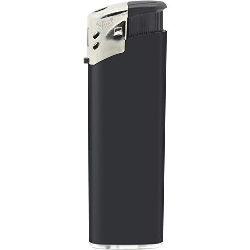 VIO®five 06 Elektronik-Feuerzeug , Unilite, schwarz, AS/ABS, 1,10cm x 8,10cm x 2,40cm (Länge x Höhe x Breite), Bild 1