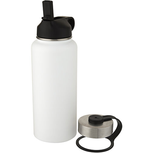 Supra 1 L Kupfer-Vakuum Isolierflasche Mit 2 Deckeln , weiss, Edelstahl, PP Kunststoff, PE Kunststoff, 25,30cm (Höhe), Bild 5