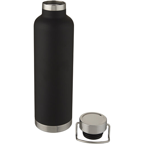 Thor 1 L Kupfer-Vakuum Isoliersportflasche , schwarz, Edelstahl, PP Kunststoff, Silikon Kunststoff, 28,90cm (Höhe), Bild 5