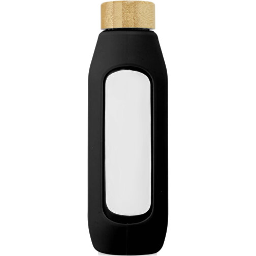 Botella de vidrio borosilicato de 600 ml con agarre de silicona 'Tidan', Imagen 6