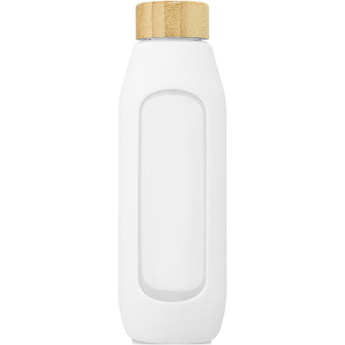 Botella de vidrio borosilicato de 600 ml con agarre de silicona 'Tidan', Imagen 6