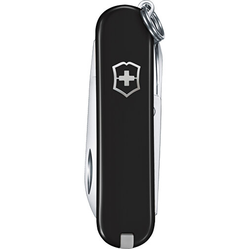 RALLY - Victorinox Schweizer Messer , Victorinox, schwarz, hochlegierter, rostfreier Stahl, 5,80cm x 0,90cm x 2,00cm (Länge x Höhe x Breite), Bild 1