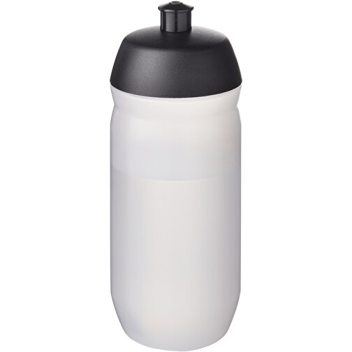 HydroFlex™ Clear 500 Ml Squeezy Sportflasche , schwarz / klar mattiert, MDPE Kunststoff, PP Kunststoff, 18,30cm (Höhe), Bild 1