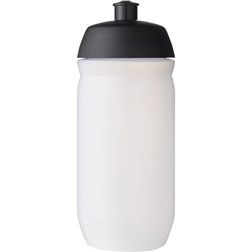 HydroFlex™ Clear 500 Ml Squeezy Sportflasche , schwarz / klar mattiert, MDPE Kunststoff, PP Kunststoff, 18,30cm (Höhe), Bild 3