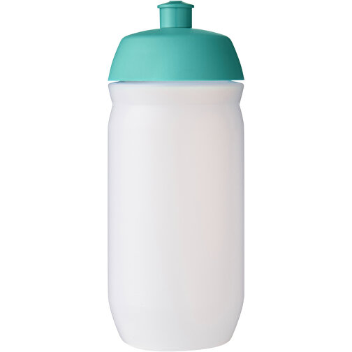 HydroFlex™ Clear 500 Ml Squeezy Sportflasche , aquablau / klar mattiert, MDPE Kunststoff, PP Kunststoff, 18,30cm (Höhe), Bild 3