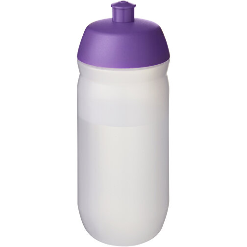 HydroFlex™ Clear 500 Ml Squeezy Sportflasche , lila / klar mattiert, MDPE Kunststoff, PP Kunststoff, 18,30cm (Höhe), Bild 1