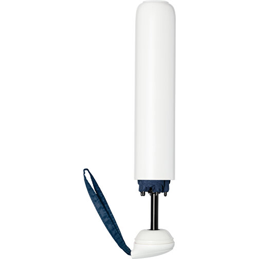 Mini-Taschenschirm FARE Tube® , Fare, marine-weiß, 100% Polyester-Pongee, , Bild 2