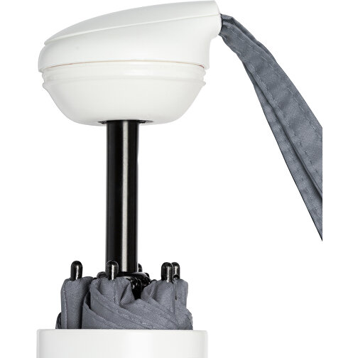 Mini-Taschenschirm FARE Tube® , Fare, grau-weiß, 100% Polyester-Pongee, , Bild 2
