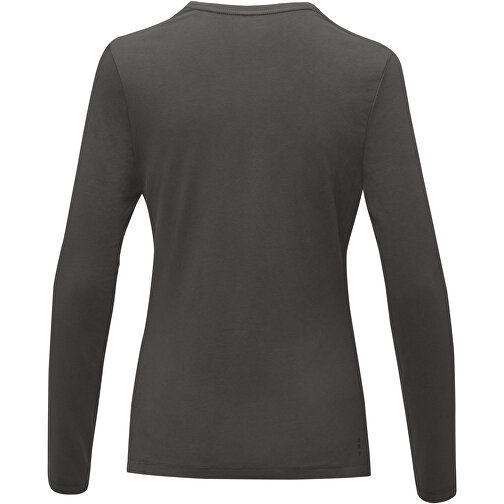 Ponoka Langarmshirt Für Damen , Green Concept, storm grey, Single jersey Strick 95% Bio Baumwolle, 5% Elastan, 200 g/m2, S, , Bild 4